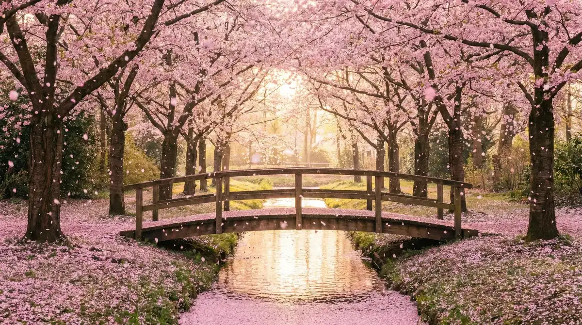 樱花桥畔 - 门徒2021 唯美风景